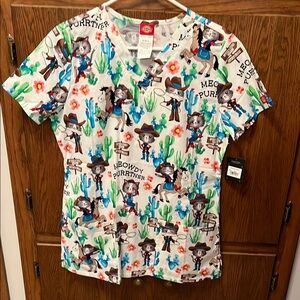 Dickies Scrub Top